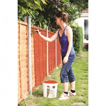 Tanin rouge solution monocouche pour bois extérieur brut jardin palissade...