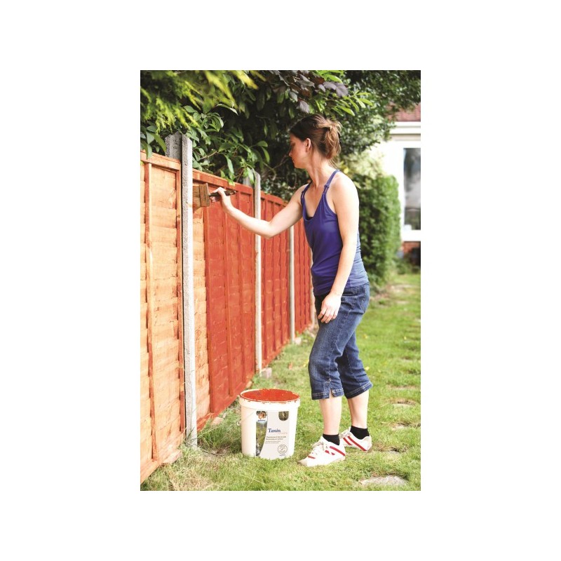 Tanin rouge solution monocouche pour bois extérieur brut jardin palissade...
