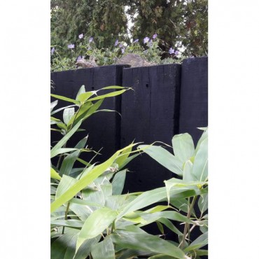 Tanin noir solution monocouche pour bois extérieur brut jardin palissade...