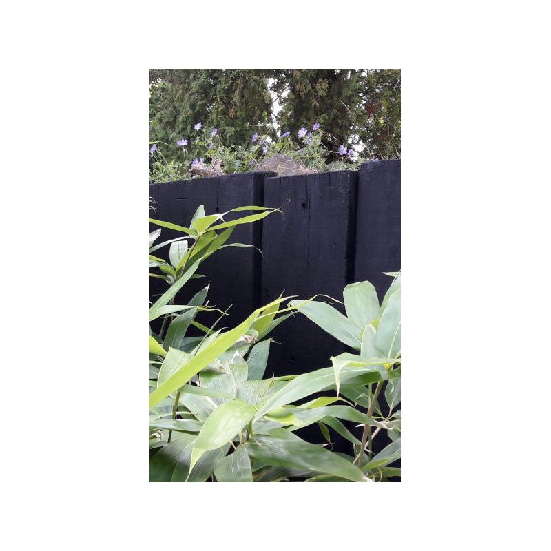 Tanin noir solution monocouche pour bois extérieur brut jardin palissade...