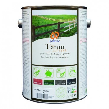 Tanin tourbe solution monocouche pour bois extérieur brut jardin palissade...