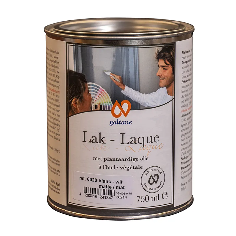 Laque mate blanche