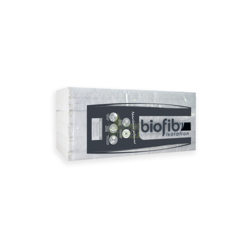 Biofib Ouate 100MM Paquet de 4,5m² et 15,08€ HT le m² isolant thermique acoustique biosourcé ouate et chanvre
