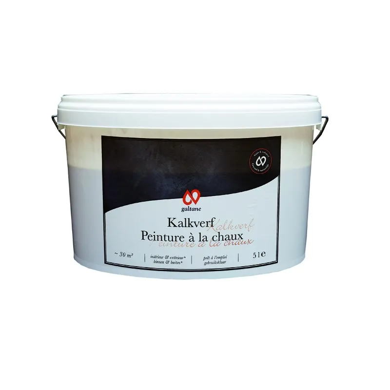 Peinture à la chaux blanche naturelle et écologique Galtane