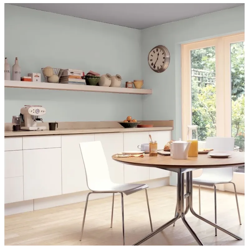 Bleu Campanule Peinture écologique naturelle biosourcée Mat Lavable Galtane cuisine