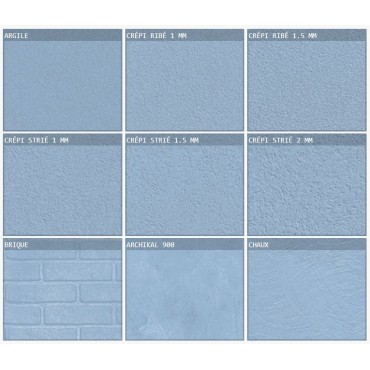 Bleu Grec Peinture écologique Mat Lavable Galtane suivant support
