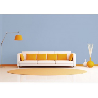 Bleu Lavande Peinture écologique Mat Lavable Galtane EOS 2 salon séjour salle à manger