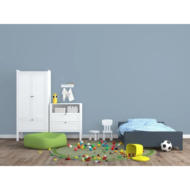 Boucan Peinture Bleue écologique naturelle biosourcée Mat Lavable Galtane chambre d'enfant