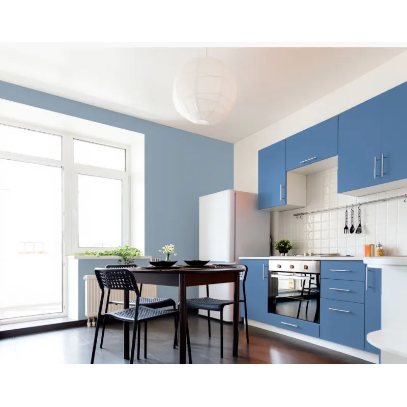 Boucan Peinture Bleue écologique naturelle biosourcée Mat Lavable Galtane  cuisine
