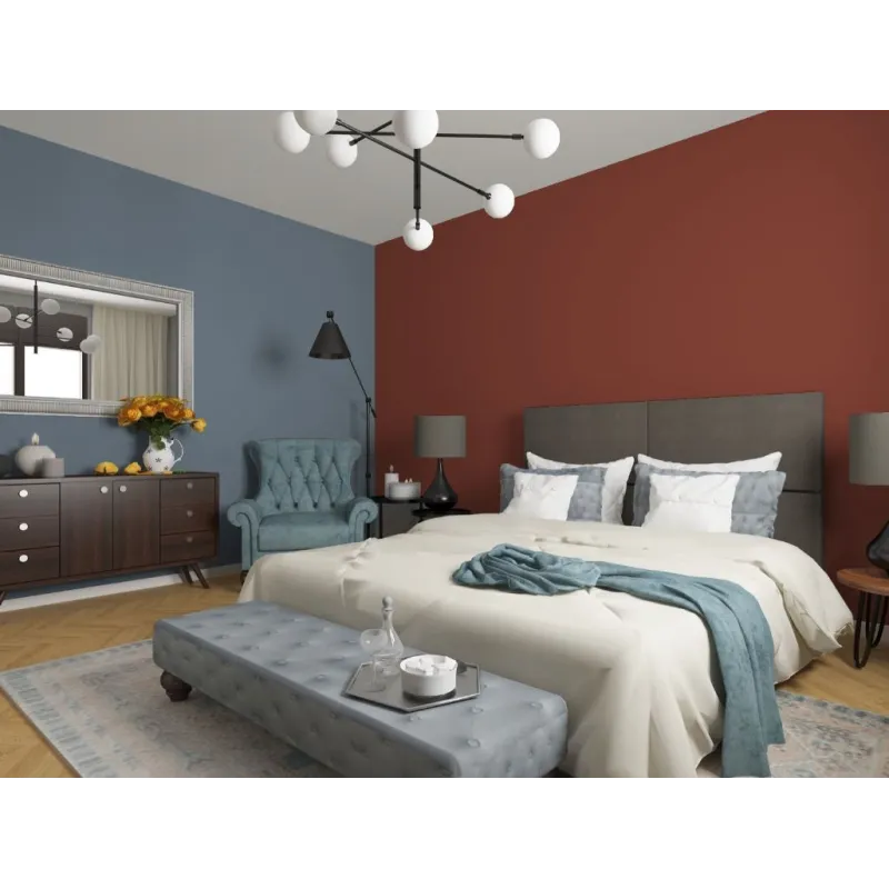 Boucan Peinture Bleue écologique naturelle biosourcée Mat Lavable Galtane chambre