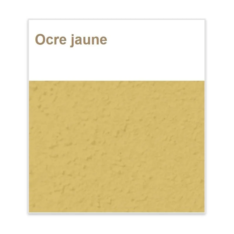 Enduit Argile déco Ocre Jaune sain naturel écologique