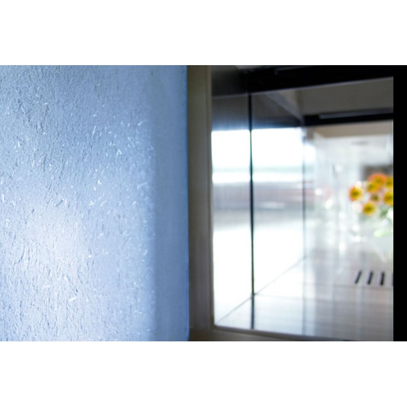 Enduit Argile déco bleu clair sain naturel écologique
