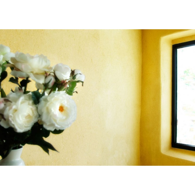 Enduit Argile déco Jaune Clair sain naturel écologique