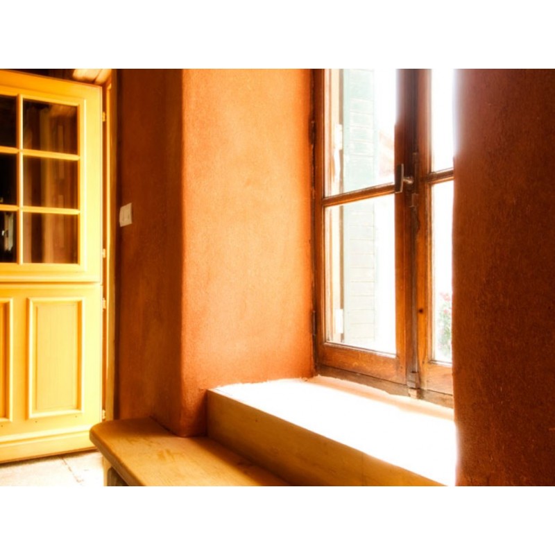 Enduit Argile déco Saumon sain naturel écologique