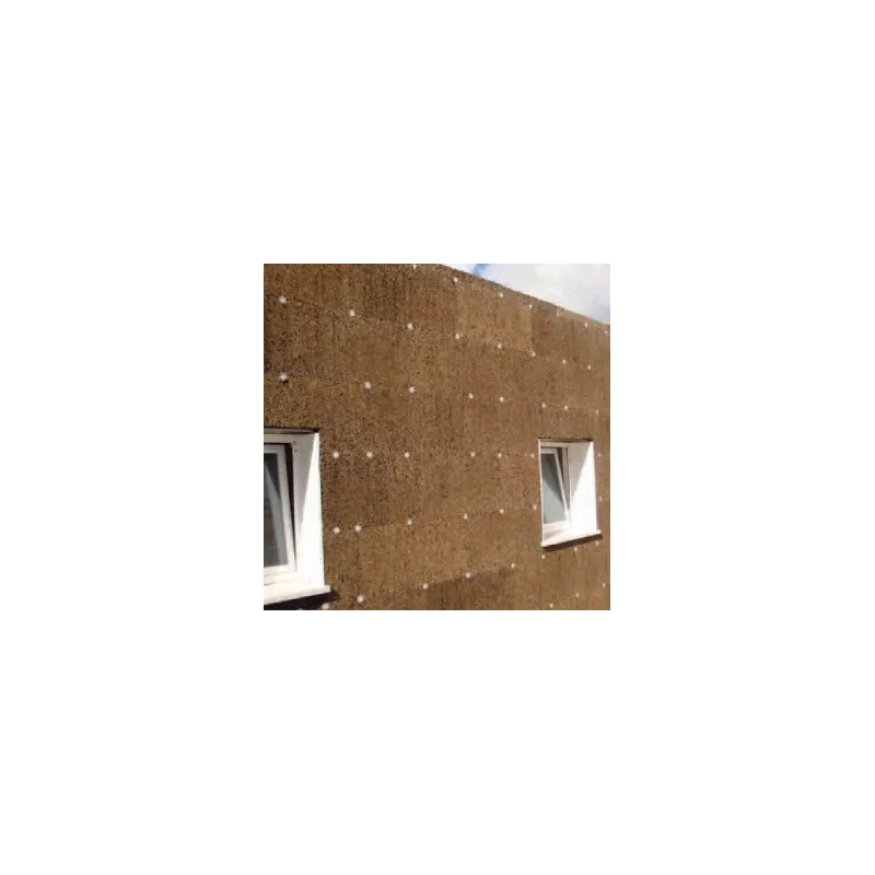 Liège en façade isolation thermique par l'extérieur naturel biosourcé écologique acoustique