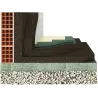 Panneau 30mm de liège expansé naturel pour isolation thermique et phonique