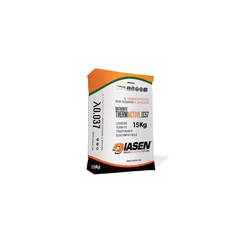 Diathonite Thermactive 0.37 Diasen Sac 15Kg enduit isolant