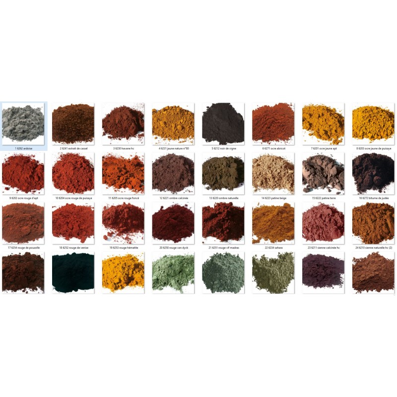 Ardoise pigment naturel minéral en poudre