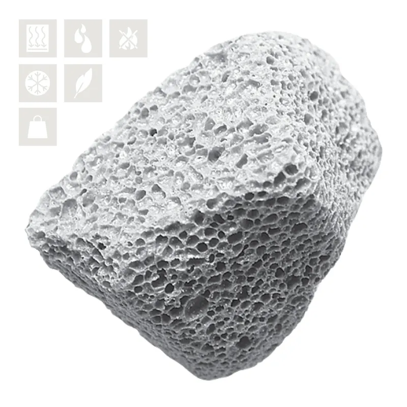 Misapor 10/50 en Bigbag de 3m3 isolation drainant et résistant à la compression protège du radon