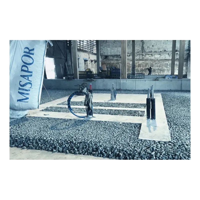 Misapor 10/50 en Bigbag de 3m3 isolation drainant et résistant à la compression protège du radon