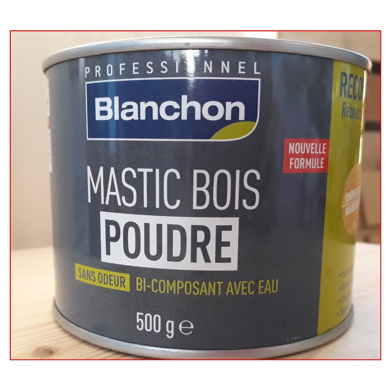 MASTIC BOIS POUDRE Blanchon 500 gr