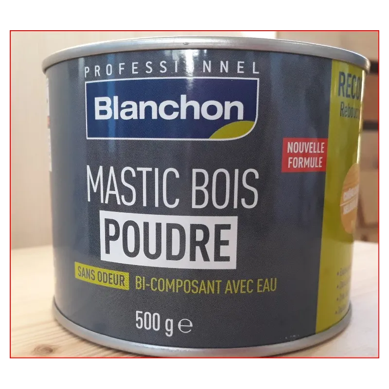 MASTIC BOIS POUDRE Blanchon 500 gr