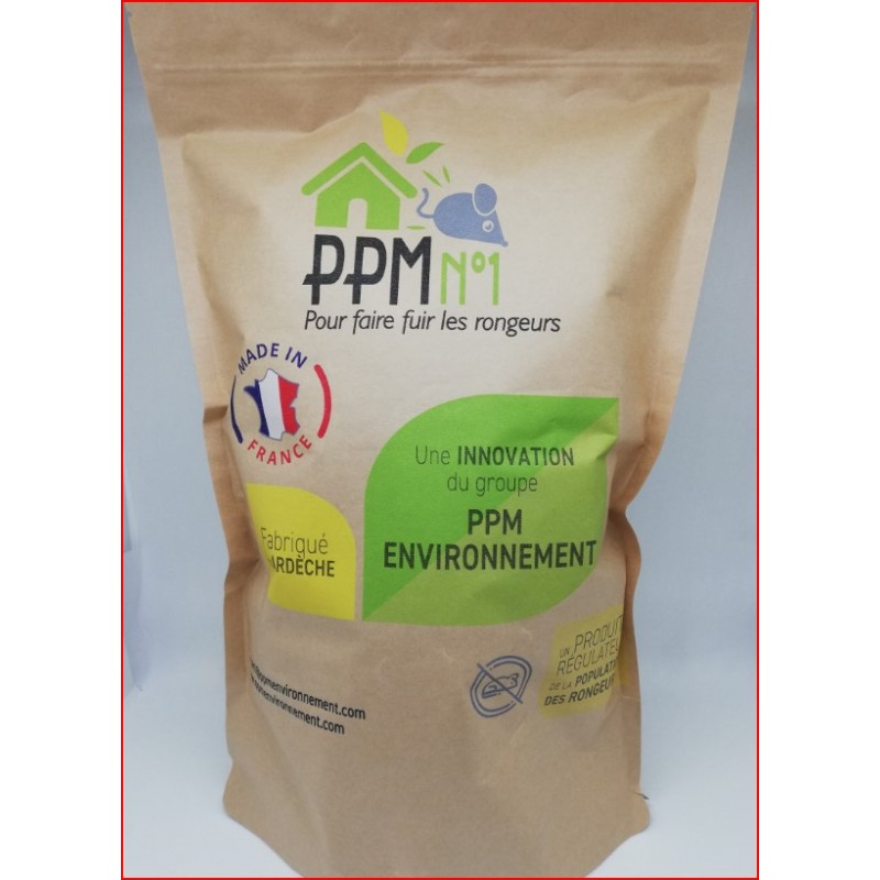 Répulsif écologique rongeurs PPM : 40 sachets de 25 g