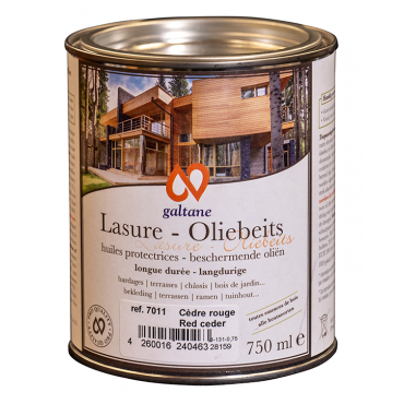 Lasure Teck Écologique Protectrice pour Boiseries, Galtane