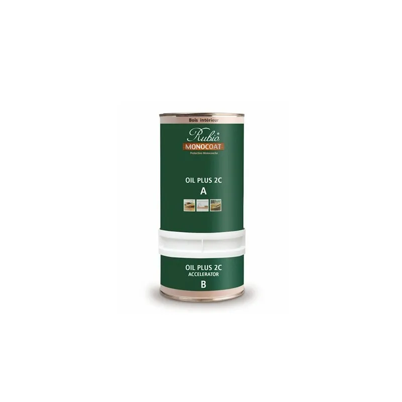 Oil+2C Pure Transparent Rubio monocouche pour parquet, escalier, meuble et plan de travail