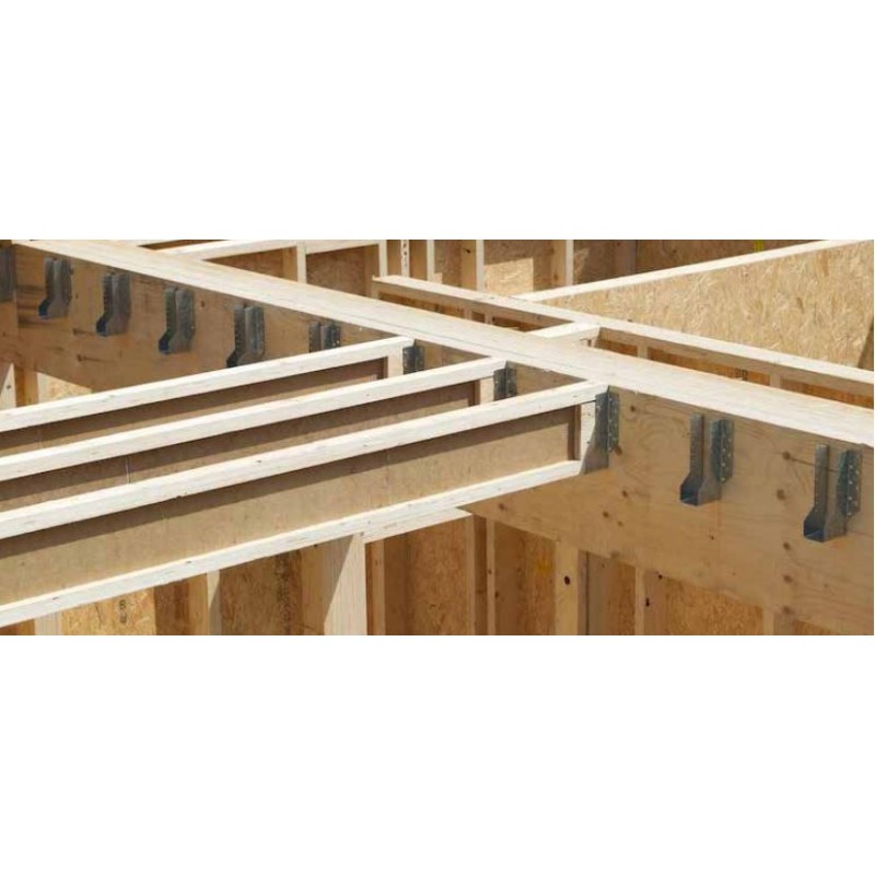 Poutre i Steico Joist étriers de fixation sur LVL la maison éco naturelle