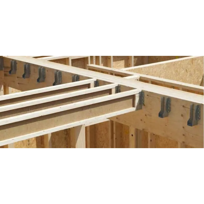 fixation steico joist avec étriers sur LVL