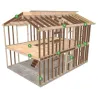 structure maison ossature bois en poutre i steico joist