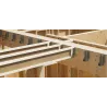 fixation poutre i steico joist avec étriers sur LVL