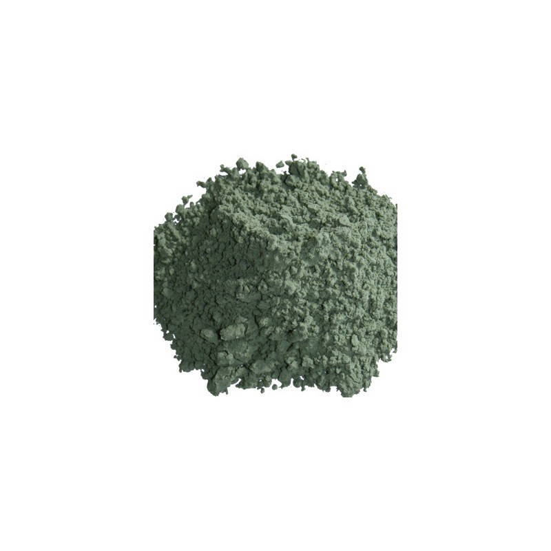Terre Verte de Brentonico pigment naturel minéral en poudre