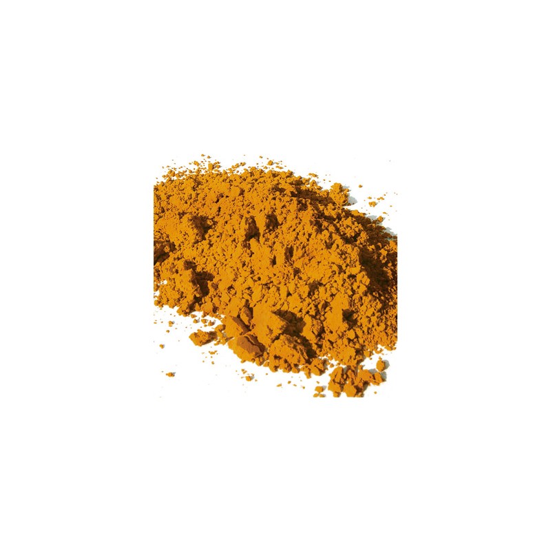 Ocre jaune d'Apt pigment naturel minéral en poudre
