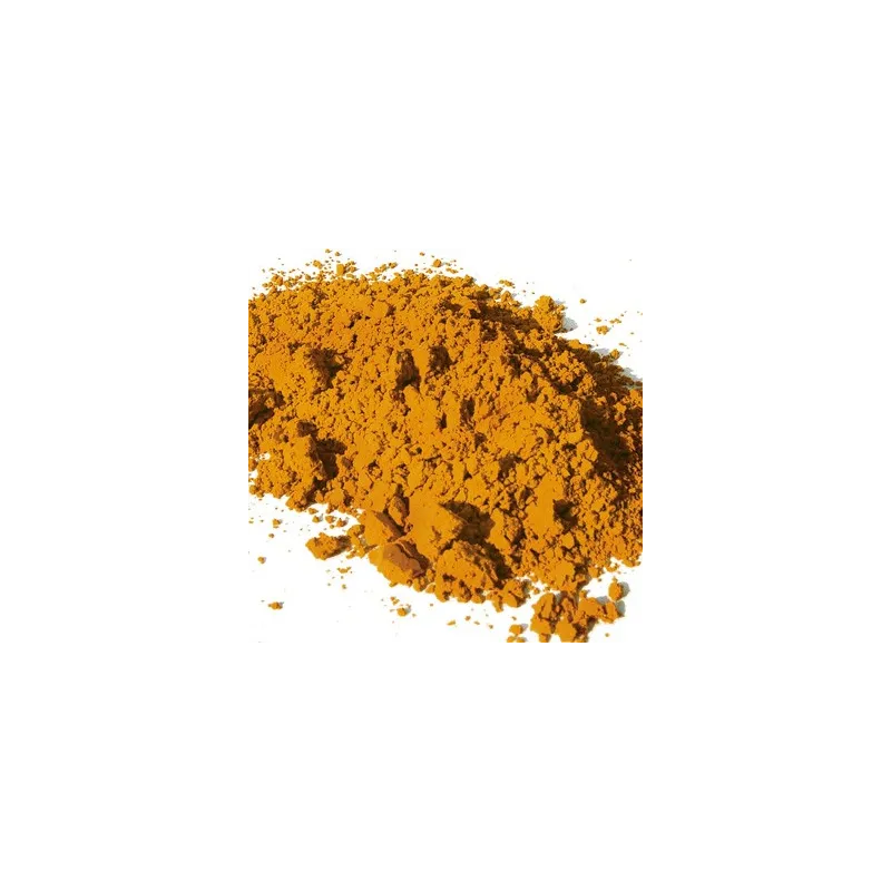 Ocre jaune d'Apt pigment naturel minéral en poudre