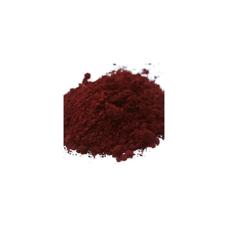 Rouge Van Dyck pigment naturel minéral en poudre