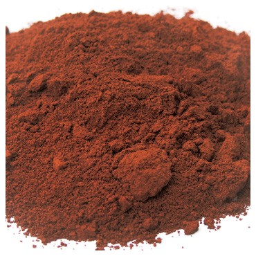 Rouge de Pouzolle pigment naturel minéral en poudre