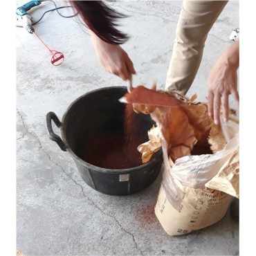 Finition Rouge du Forez Enduit Argile