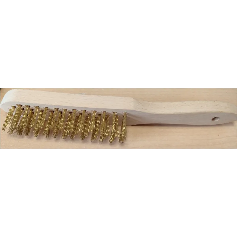 Brosse poils métalliques pour décrasser et dérouiller