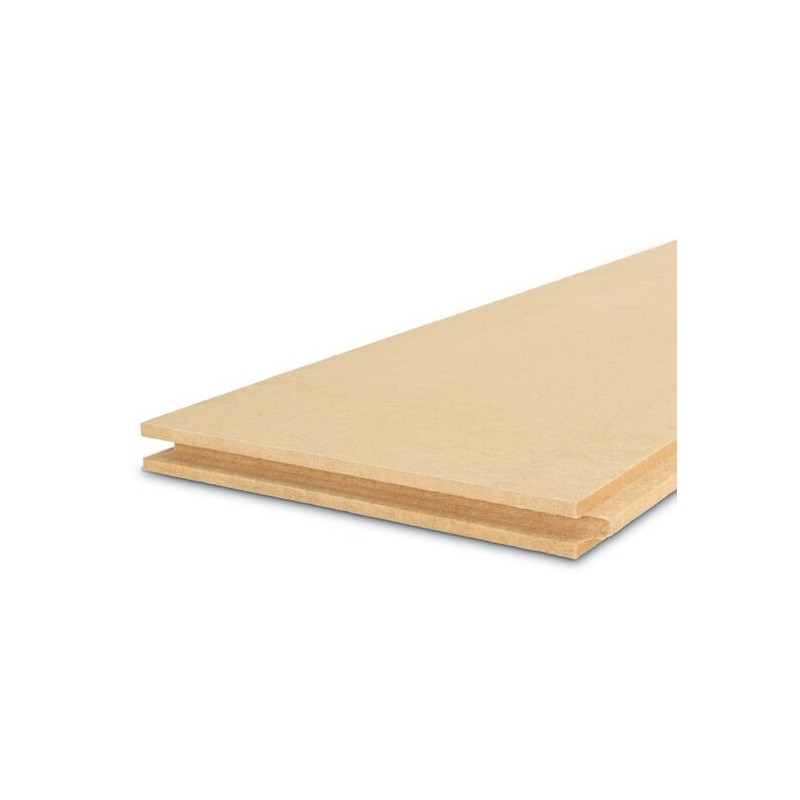Steico Intégral 100mm isolant pare-pluie et support d'enduit pour le sarking ossature bois et murs maçonnés