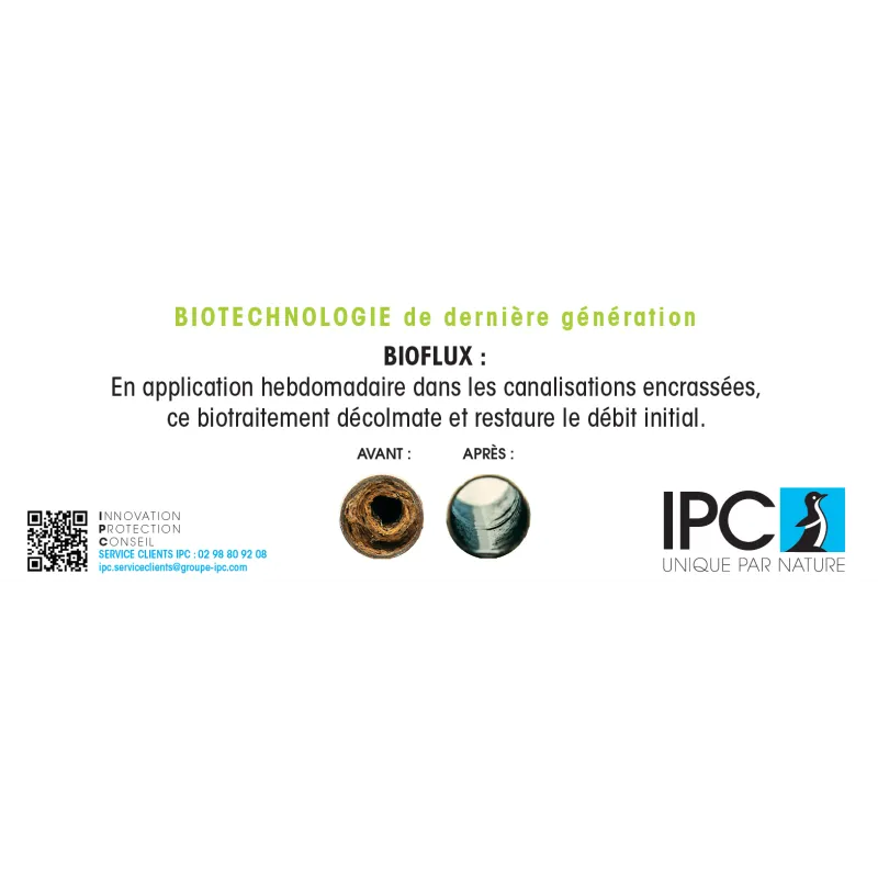 BioFlux  IPC Cap Vert - traitement pour canalisations