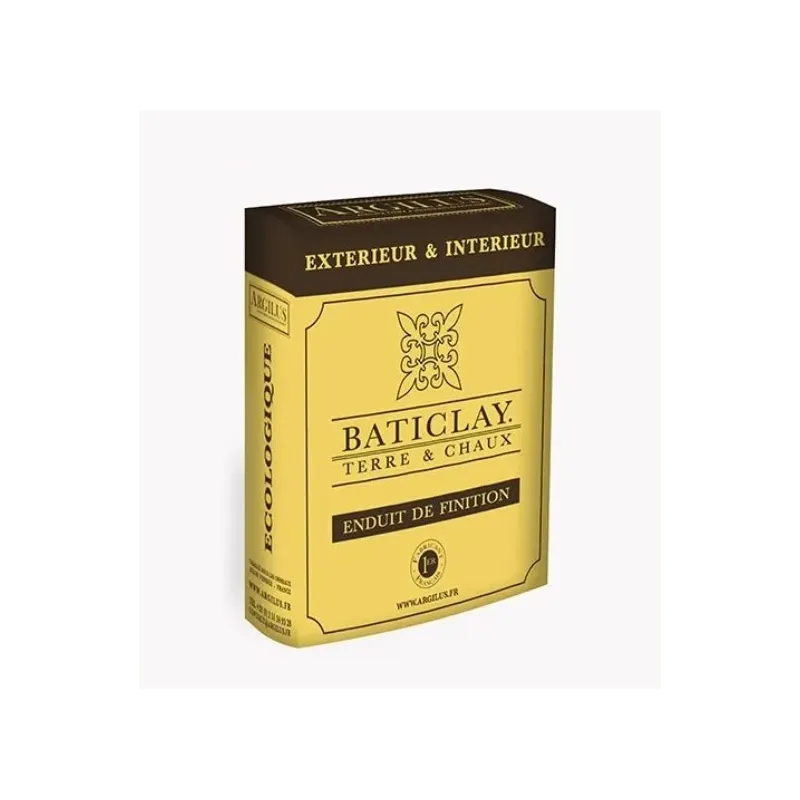 BATICLAY enduit de finition d'Argilus pour rejointoiement