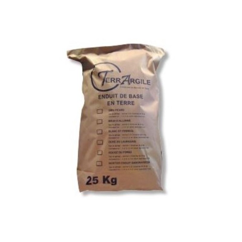 Finition Brun d'Alone Enduit Argile