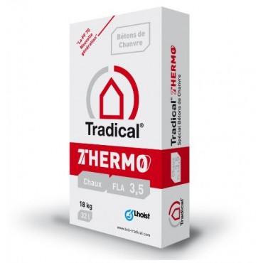 Tradical Thermo pour Chaux Chanvre Sac 18 Kg