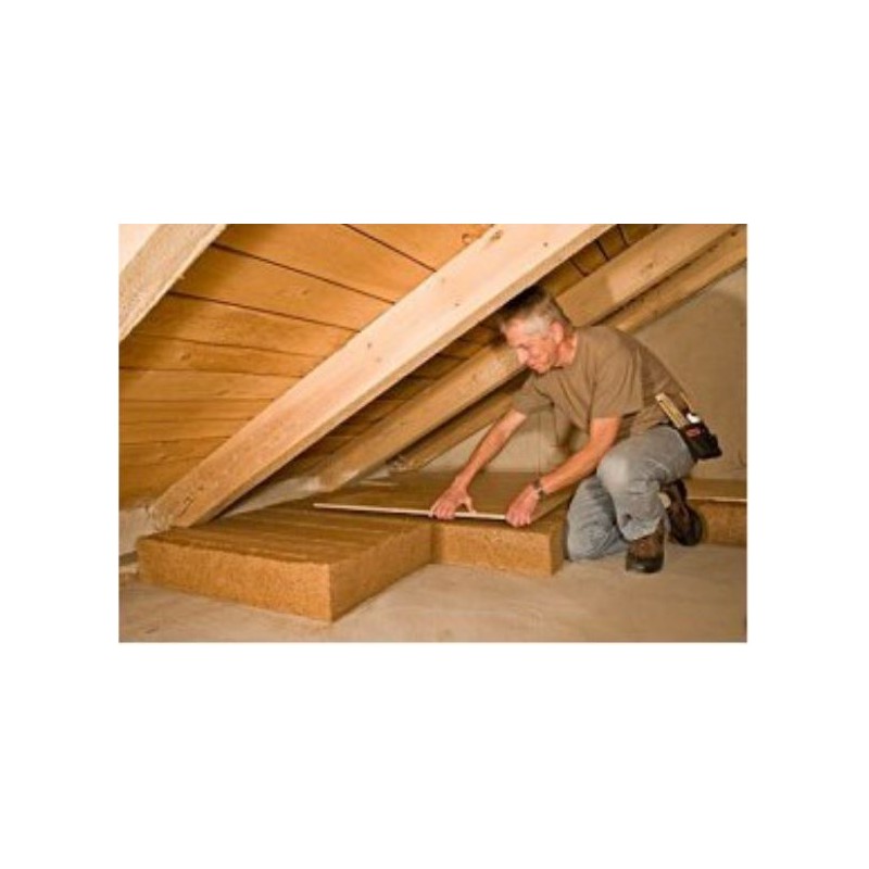 Isolant thermique et acoustique naturel écologique biosourcé fibre de bois Steico Flex