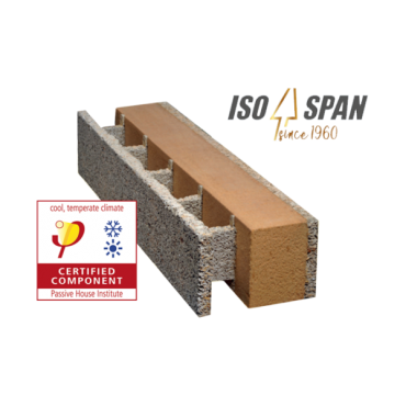 Isospan bloc à bancher fibre de bois et ciment