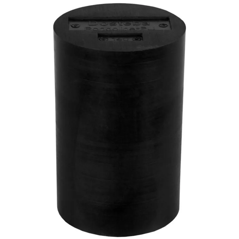Cylindre noir de montage Rondoline®-PU Dosteba