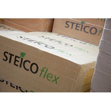 Isolant thermique et acoustique naturel écologique biosourcé fibre de bois Steico