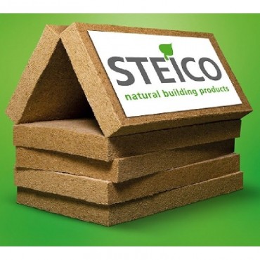 Isolant thermique et acoustique naturel écologique biosourcé fibre de bois Steico